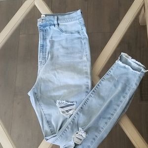 Refuge, light blue jeans